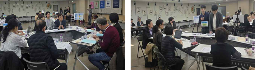 시민평가단 공약사업 추진담당자 질의·응답 사진